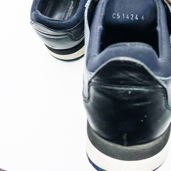 Dolce & Gabbana Leather Trainers Sneakers - Picture 5 of 5